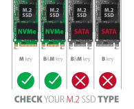 AXAGON PCEM2-ND PCIE 2X NVME M.2 ADAPTER - 1139506 - zdjęcie 5